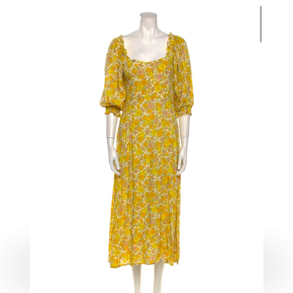 Faithfull the Brand Floral Print Dress